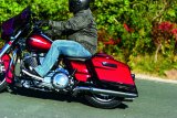 Kuryakyn Tri-Line Saddlebag Hinge Covers 6987 Accessories, Covers, Aluminum, Black, Harley-Davidson®, Pair thumbnail 6