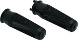 Kuryakyn Phantom Grips 5769 Grips, Phantom, Aluminum, Gloss Black, 1 in. Bar, Indian, Pair thumbnail 3