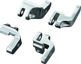 Kuryakyn Driver Board Relocator Brackets 4588 Brackets, Chrome, Harley-Davidson®, Set thumbnail 2