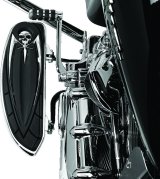 Kuryakyn Driver Board Relocator Brackets 4588 Brackets, Chrome, Harley-Davidson®, Set thumbnail 3