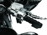 Kuryakyn ISO Grips 6321 Grips, ISO, Aluminum, Black, Twist Throttle Compatible, 1 in. Bar Diameter, Harley-Davidson®, Pair thumbnail 4