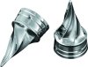 Kuryakyn Twisted Axle Caps 1219 Caps, Twisted, Aluminum, Chrome, Harley-Davidson®, Pair thumbnail 7
