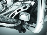 Kuryakyn Master Cylinder Covers 9128 Cover, Rear, Screw-On, Steel, Chrome, Harley-Davidson®, Each thumbnail 2