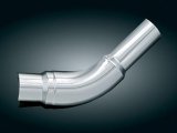 Kuryakyn Bridge the Gap Heat Shields 9196 Exhaust Pipe Shield, Gap, Steel, Chrome, Harley-Davidson®, Each thumbnail 2