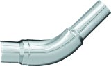 Kuryakyn Bridge the Gap Heat Shields 9196 Exhaust Pipe Shield, Gap, Steel, Chrome, Harley-Davidson®, Each thumbnail 3