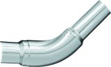 Kuryakyn Bridge the Gap Heat Shields 9196 Exhaust Pipe Shield, Gap, Steel, Chrome, Harley-Davidson®, Each thumbnail 4