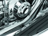 Kuryakyn Bridge the Gap Heat Shields 9196 Exhaust Pipe Shield, Gap, Steel, Chrome, Harley-Davidson®, Each thumbnail 7