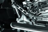 Kuryakyn Lower Front Frame Covers 7772 Motorcycle Cover, Steel, Chrome, Harley-Davidson®, Each thumbnail 5