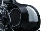 Kuryakyn Tri-Line Inner Fairing Cover Plates 6978 Trim Accents, Plates, ABS Plastic, Chrome, Harley-Davidson®, Pair thumbnail 1