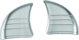 Kuryakyn Tri-Line Inner Fairing Cover Plates 6978 Trim Accents, Plates, ABS Plastic, Chrome, Harley-Davidson®, Pair thumbnail 2