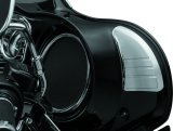Kuryakyn Tri-Line Inner Fairing Cover Plates 6978 Trim Accents, Plates, ABS Plastic, Chrome, Harley-Davidson®, Pair thumbnail 4