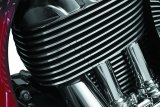 Kuryakyn Exhaust Port Fillers 7187 Exterior Trim Accent, Port, Aluminum, Black/Machined, Indian, Pair thumbnail 7
