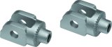 Kuryakyn Splined Peg Adapters 8902 Foot Mounts, Splined, Steel, Silver, BMW, Pair thumbnail 3