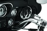 Kuryakyn Speaker Grilles 3788 Grilles, Flame Style, Plastic, Chrome, Harley-Davidson®, Pair thumbnail 6