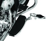 Kuryakyn Flamin' Pegs 4416 Pegs, Steel, Chrome, Flame, Hardware Included, Pair thumbnail 4