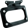 Kuryakyn Curved License Plate Frames 3149 Mounts, Steel, Black Painted, Kit thumbnail 6