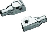 Kuryakyn Tapered Peg Adapters 8811 Motorcycle Foot Adapters, Tapered, Rear, Adjustable, Steel, Chrome, Yamaha, Pair thumbnail 2