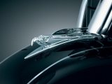 Kuryakyn Deco Eagle Fender Ornaments 7333 Ornament, Eagle, ABS Plastic, Chrome, Harley-Davidson®, for use on Honda®, Each thumbnail 4