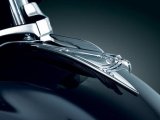 Kuryakyn Deco Eagle Fender Ornaments 7333 Ornament, Eagle, ABS Plastic, Chrome, Harley-Davidson®, for use on Honda®, Each thumbnail 5