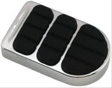 Kuryakyn ISO Brake Pedal Pads 8029 Pads, Steel, Chrome, Harley-Davidson®, Each thumbnail 1