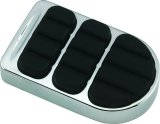 Kuryakyn ISO Brake Pedal Pads 8029 Pads, Steel, Chrome, Harley-Davidson®, Each thumbnail 2
