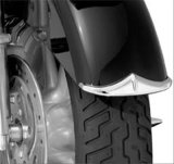 Kuryakyn Fender Accents 8642 Accent, Front Fender, ABS Plastic, Chrome, Adhesive Installation, Harley-Davidson®, Each thumbnail 1