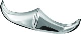 Kuryakyn Fender Accents 8642 Accent, Front Fender, ABS Plastic, Chrome, Adhesive Installation, Harley-Davidson®, Each thumbnail 2