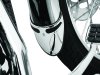 Kuryakyn Fender Extensions 9016 Extension, Front, Steel, Chrome, Harley-Davidson®, Each thumbnail 4