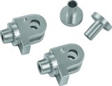 Kuryakyn Splined Peg Adapters 8841 Adapters, Splined, Steel, Chrome, Triumph, Pair thumbnail 2