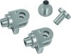 Kuryakyn Splined Peg Adapters 8841 Adapters, Splined, Steel, Chrome, Triumph, Pair thumbnail 6