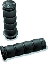 Kuryakyn ISO Grips 6337 Grips, ISO, Aluminum, Black, Twist Throttle Compatible, 7/8 in. Bar Diameter, Pair thumbnail 2
