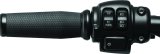 Kuryakyn Thresher Grips 5943 Grips, Thresher, Aluminum, Black, Twist Throttle Compatible, 1 in. Bar Diameter, Harley-Davidson®, Pair thumbnail 8