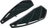 Kuryakyn Phantom Floorboards 5771 Floorboards, Driver, Aluminum, Gloss Black, Driver Location, Indian, Pair thumbnail 4
