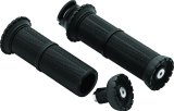 Kuryakyn Riot Grips 3589 Grips, Riot, Aluminum, Black, Twist Throttle Compatible, 1 in. Bar Diameter, Indian, Pair thumbnail 2