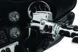 Kuryakyn Handlebar Control Covers 1740 Motorcycle Dress-Up Kit, Cover, Brake & Clutch, Chrome Finish, Harley-Davidson®, Set thumbnail 3