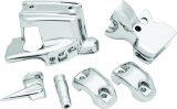 Kuryakyn Handlebar Control Covers 1740 Motorcycle Dress-Up Kit, Cover, Brake & Clutch, Chrome Finish, Harley-Davidson®, Set thumbnail 5
