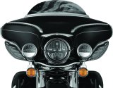 Kuryakyn AirMaster Dragon Wing Deflectors 1108 Wing, Air Deflectors, Polycarbonate, Smoked Chrome Finish, Pair thumbnail 3