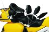 Kuryakyn Rider Backrests 8990 Motorcycle Backrest, Driver, Black Vinyl Cover, Chrome Steel Bracket, Adjustable, for use on Honda®, Kit thumbnail 7