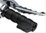 Kuryakyn ISO Grips 6344 Grips, ISO, Aluminum, Black Powdercoated, 146mm Length, Twist Throttle Compatible, 1 in. Bar Diameter, Pair thumbnail 1