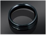Kuryakyn Headlight Trim Rings 7276 Ring, Aluminum, Black, 7 in., Harley-Davidson®, Each thumbnail 1
