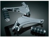 Kuryakyn Adjustable Passenger Peg Mounts 4353 Foot Pegs, Pegs, Rear, Small Style, Steel, Chrome, Harley-Davidson®, Pair thumbnail 1