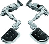 Kuryakyn Ergo III Cruise Mounts 4081 Foot Pegs, Mounts, Trident Dually ISO Style, Steel, Chrome, for use on Honda®, Pair thumbnail 3