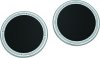 Kuryakyn Rear Speaker Accents 7376 Grilles, Rear, Plain Style, Plastic, Chrome, Harley-Davidson®, Pair thumbnail 6