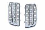 Kuryakyn Radiator Grilles 7681 Grilles, ABS Plastic, Chrome, Harley-Davidson®, Pair thumbnail 1