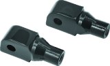 Kuryakyn Tapered Peg Adapters 8866 Foot Mounts, Adapters, Gloss Black, Honda®, Triumph, Yamaha, Pair thumbnail 2