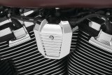 Kuryakyn Precision Coil Covers 6466 Exterior Trim Accent, Cover, Aluminum, Chrome, Harley-Davidson®, Each thumbnail 1