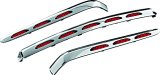 Kuryakyn LED Trunk Moldings 3201 Moldings, LED, ABS Plastic, Chrome, Red Lenses, for use on Honda®, Kit thumbnail 4