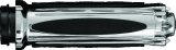 Kuryakyn Zombie Grips 6296 Grips, Zombie, Rubber/Aluminum, Chrome, 146mm Length, Twist Throttle Compatible, 1 in. Bar Diameter, Pair thumbnail 2