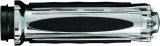 Kuryakyn Zombie Grips 6296 Grips, Zombie, Rubber/Aluminum, Chrome, 146mm Length, Twist Throttle Compatible, 1 in. Bar Diameter, Pair thumbnail 3