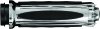 Kuryakyn Zombie Grips 6296 Grips, Zombie, Rubber/Aluminum, Chrome, 146mm Length, Twist Throttle Compatible, 1 in. Bar Diameter, Pair thumbnail 4